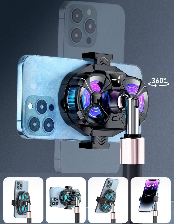 FS03 Mobile Phone Radiator Cooling Fan Phone Gaming Cooler Cooling Pad
